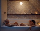 Naomi Ackie exposing boob in bathtub, talk videos