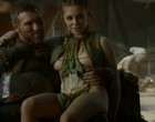 Talitha Luke-Eardley sitting on man lap, shows tits videos