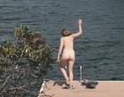Elizabeth Olsen fully nude by the lake nude clips