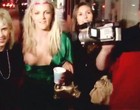 Britney Spears shows boobs in public clips