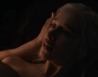 Emilia Clarke seen in an intimate scene clips