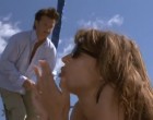 Elizabeth Hurley shows boobs on the boat nude clips