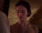 Lily James petite body being fucked nude clips