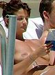 Helena Christensen naked pics - in bikini & topless on a beach