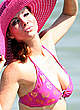 Phoebe Price sexy in pink bikini on a beach pics