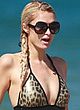 Paris Hilton side boob and bikini shots pics