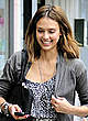 Jessica Alba shows legs in beverly hills pics