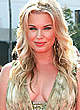 Rebecca Romijn shows cleavage at emmy awards pics