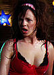 Amber Tamblyn naked pics - cleavage in black bra