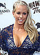 Kendra Wilkinson shows legs and cleavage shots pics