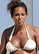 Alicia Keys in bikini pregnant on a boat pics