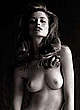Flavia Lucini naked pics - shows her boobs b-&-w pics