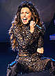 Shania Twain in tight clothing on the stage pics