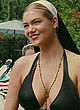 Kate Upton cleavage in bikini poses pics