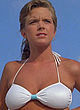 Courtney Thorne-Smith naked pics - sunning in a white bikini