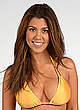Kourtney Kardashian in yellow & magenta bikinies pics