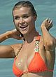 Joanna Krupa orange bikini beach photos pics