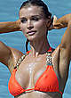Joanna Krupa hard nips under orange bikini pics