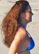 Kate Middleton blue bikini beach shots pics