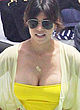 Kourtney Kardashian wearing bikini at the pool pics
