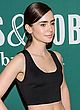 Lily Collins looks hot in belly top & skirt pics
