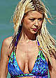 Tara Reid cleavage & cameltoe in bikini pics