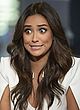 Shay Mitchell cleavy & wears leather pants pics