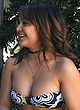 Stella Hudgens busty in a bikini at the pool pics