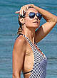 Heidi Klum on the beach in the caribbean pics