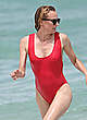 Diane Kruger pokies in red swimsuit pics