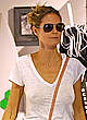 Heidi Klum shopping braless under t-shirt pics