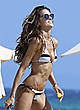 Izabel Goulart in bikini on a beach in ibiza pics