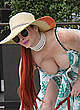 Phoebe Price cleavage and areola slip pics