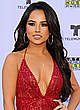 Becky G cleavage in red dress pics