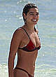 Ashley Hart in bikini on a beach in cancun pics