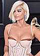 Bebe Rexha sexy cleavage in long dress pics
