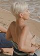 Mena Suvari naked pics - showing her boobs on the beach