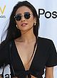 Shay Mitchell shows huge cleavage & cameltoe pics