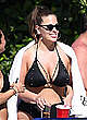 Ashley Graham wearing black bikini in miami pics