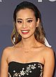 Jamie Chung busty in tight strapless dress pics