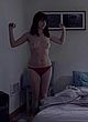 Amber Stonebraker showing breasts & red panties pics