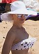 Nicole Kidman in strapless polka-dot bikini pics