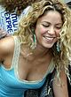 Shakira sexy pop star in blue shirt pics