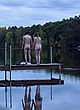 Celine Held naked pics - all nude, showing ass on dock