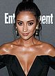 Shay Mitchell busty & leggy in a wrap dress pics