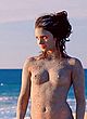 Noee Abita naked pics - showing her tits on the beach
