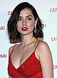 Ana de Armas busty & leggy in sexy red gown pics