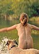 Emily Cox naked pics - side-boob & ass in water
