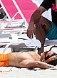 Kristen Doute naked pics - topless at the beach in miami