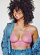 Alicia Keys naked pics - see through pink top